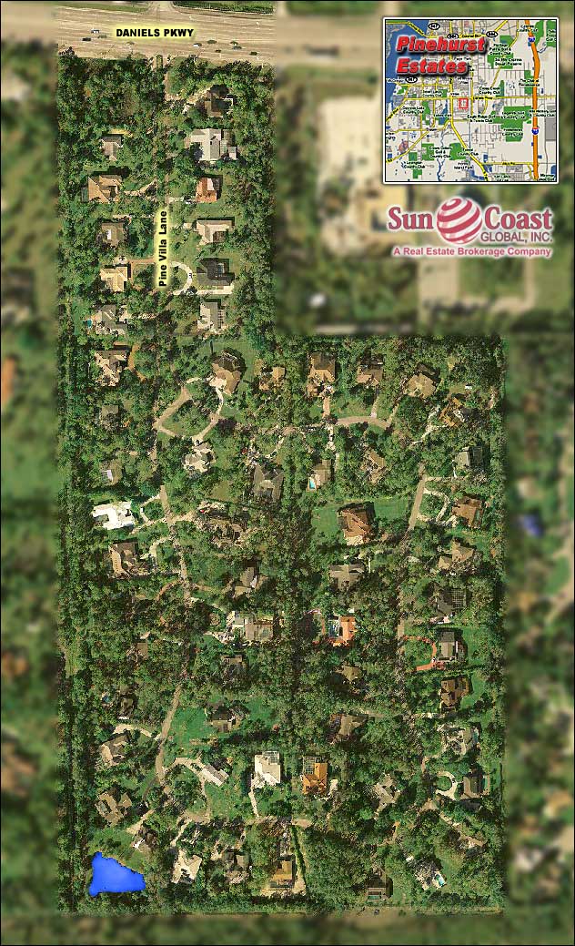 Pinehurst Estates Overhead Map